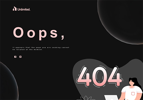 404 Error theme